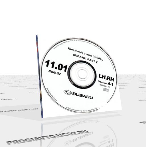 Каталог запчастей Subaru Fast Eur 11.01 01/2011 + USA 03/2010 + JAP 04/2010