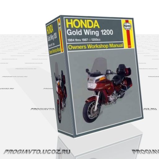 Руководство по ремонту и техническому обслуживанию мотоцикла Honda GL1200 Gold Wing (1984-1987).