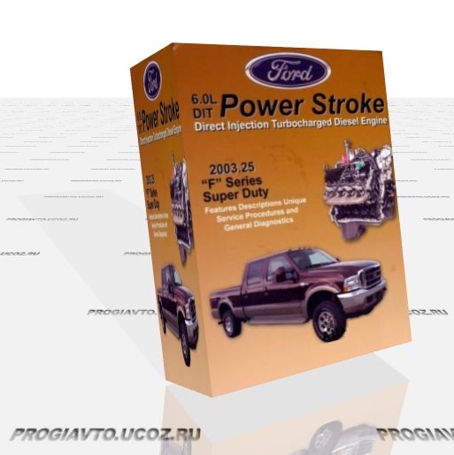 cкачать FORD Power Stroke 6.0L DIT Direct Injection Turbocharged Diesel Engine