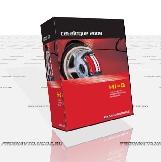 Sangsin Brake 2009 - каталог тормозных колодок.
