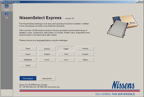NISSENS 2010_09 Электронный каталог не оригинальных запчастей