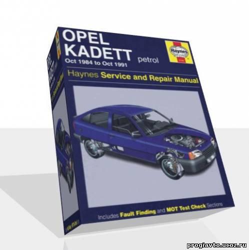 Opel Kadett E 1984-1991 Manual Repair Haynes