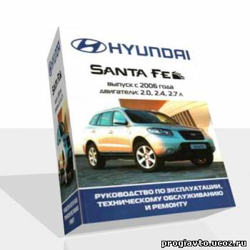 Hyundai Santa Fe. Выпуск с 2006 года. Двигатели 2.0,2.4,2.7л...